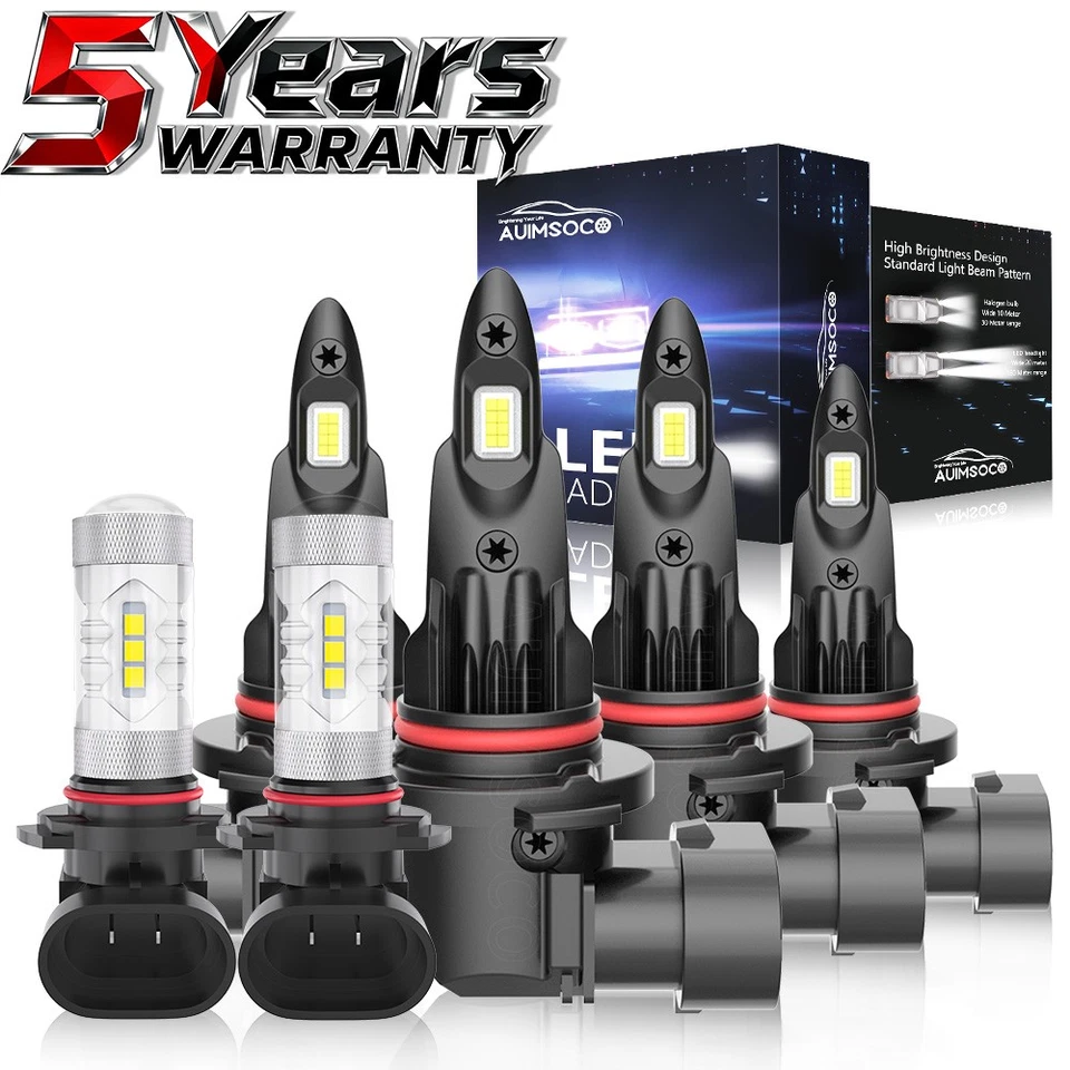 Faro antiniebla LED 60000LM brillante para Dodge Viper SRT-10 2003-2004 6 piezas Foto 1 de 4