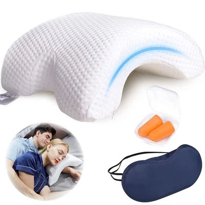 ALEVMOOM Cuddle Pillow for Couples Arm Hole Shoulder Pillows for Adults Side ...