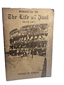 vintage workbook on the life of paul 1953 antique book religion christianity - Picture 1 of 9