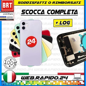 D293_RÜCKSCHALE RAHMEN COVER KOMPLETT + FLEX + RAHMEN APPLE IPHONE 11 WEISS - Bild 1 von 1