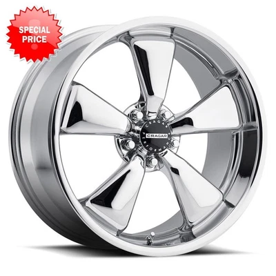 CRAGAR 617C Modern Muscle 20X10 5X114.3 Offset 39 Chrome Plated (Quantity of 4) - Image 1 of 2