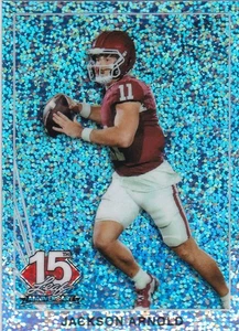 2025 Leaf National 15th Anniversary #90B74 BLUE SPECKLE JACKSON ARNOLD #2/5 MADE - Picture 1 of 2