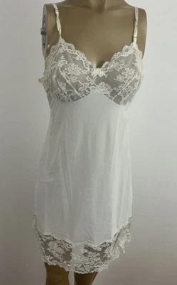 Винтажное женское платье-слип Vanity Fair 34 S трикотажный нейлоновый ремешок ADJ - Изображение 1 из 4