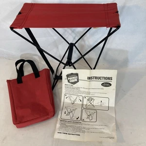 The Amazing Silla de Bolsillo Plegable Camping Senderismo Aire Libre Viaje Deportes TV - Imagen 1 de 9