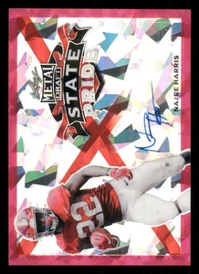 2021 Leaf Metal Draft Flashback State Pride Mojo Pink #SPNH1 Najee Harris /5 - Picture 1 of 2