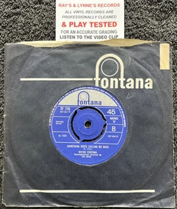 Wayne Fontana - Something Keeps Calling Me Back 7'' Vinyl EX VIDEO NORTHERN SOUL - Picture 1 of 7