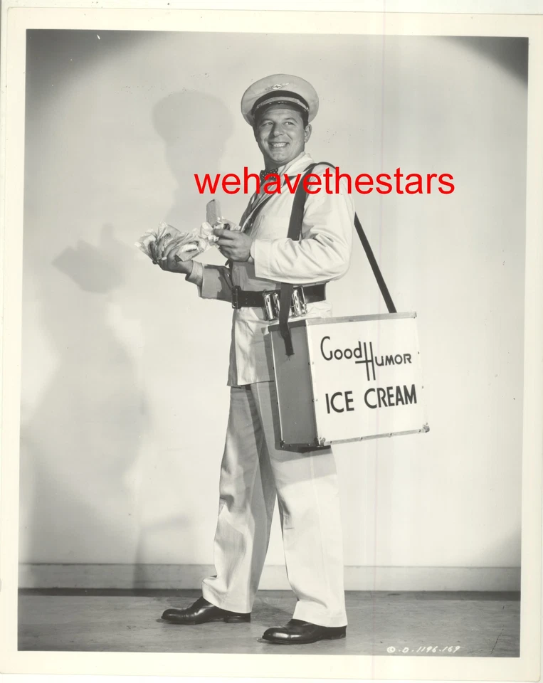 VINTAGE Jack Carson GOOD HUMOR ICE CREAM '50 Publicity Portrait — 第 1/1 张图片