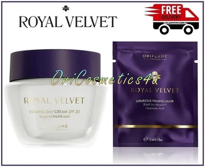 Oriflame Royal Velvet Firming Day Cream SPF20 & Face Mask    Anti Ageing Age 40+ - Image 1 of 4