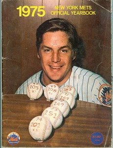 NY METS 1975 PROGRAMA ANUARIO OFICIAL TOM SEAVER - Imagen 1 de 1