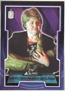 Topps 2015 Doctor Who GOLD Parallel 56 Blon Fel-Fotch Slitheen card 1/1 UNIQUE!