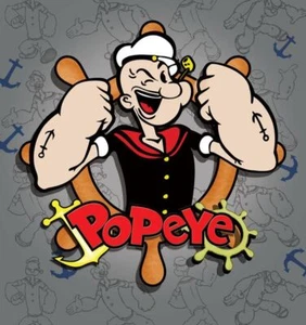 POPEYE  Cartoon Sailor Sticker Or Magnet, 9cm x 9cm, Free Australia Post - Bild 1 von 1