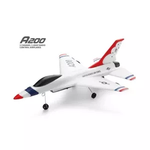 Park10 WLtoys A200 F-16B 2CH Rc Plane 2.4G RC Jet Fighter Wing Stunt RTF Gift - Picture 1 of 16