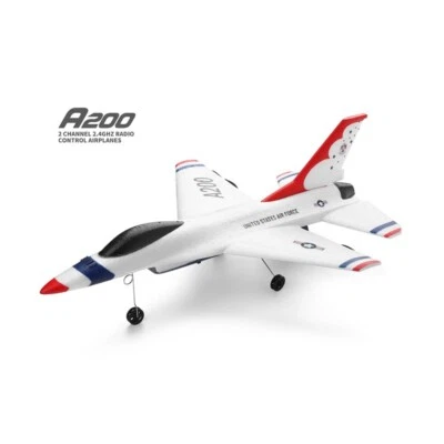 Park10 WLtoys A200 F-16B 2CH Rc Plane 2.4G RC Jet Fighter Wing Stunt RTF Gift - Image 1 of 4
