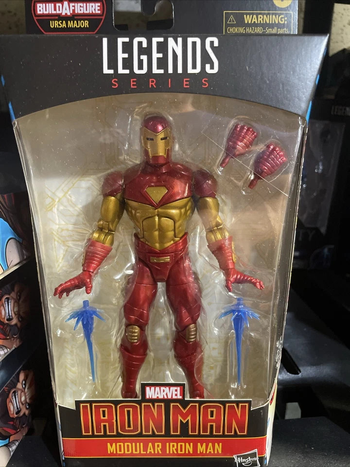 漫威传奇漫画模块化钢铁侠6英寸可动人偶(Ursa Major BAF) — 第 1/1 张图片