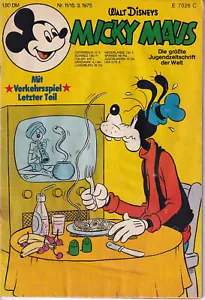 Mickey Mouse No 11 Ehapa Publisher 1975 Disney - Picture 1 of 1