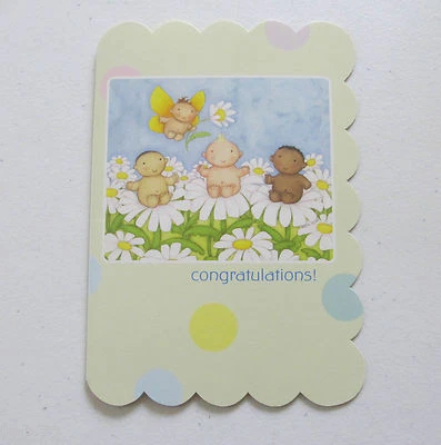 Leanin Tree New Baby Greeting Card Baby Shower Multi Color R9 - Image 1 of 2