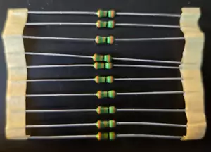 10pcs 1.5k ohm 1/4W 1% Metal Film Precision Axial Resistors ~ NEW ~ - Picture 1 of 1
