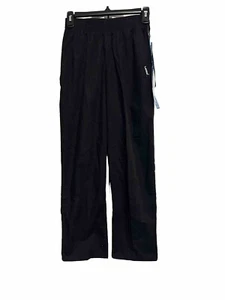 Landau Women Pants PSM Black Essentials Full Elastic Waist Cargo Scrub Bottom - Picture 1 of 14