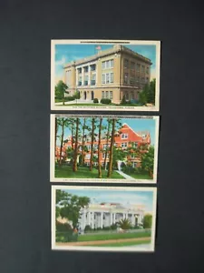 22 postales antiguas de Florida Capitol College Hotel 1932-40 lino sin publicar #XA - Imagen 1 de 12