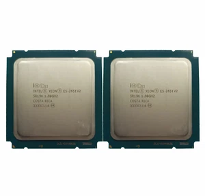Matching pair Intel Xeon E5-2651 V2 1.8 GHz SR19K LGA 2011 1800MHz CPU Processor - Picture 1 of 4