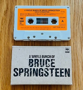 A Whole Bunch Of Bruce Springsteen - Mega Rare Japan Only Promo Cassette Tape - Picture 1 of 7