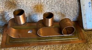Heavy Vintage Copper & Brass Candle Holder (HD3130)