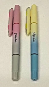 2 x Paperchase Multifunction Pens Highlighter Stick Tab Pen Stationary School - Picture 1 of 11