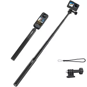 135cm Action Camera Selfie Stick Extension Pole for Insta360 GoPro Hero 12 11 10 - Picture 1 of 12