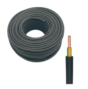 Erdungskabel NYY-J 1x10 mm² schwarz Erdkabel Blitzschutz grün gelb 1-100m starr - Bild 1 von 5