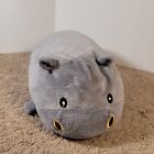 Midwood Brands Plush Hippopotamus 12 inches Gray Stuffed Animal