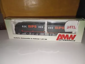 ZM12 AMW Automodelle 1:87 Volvo Globetrotter BPS Transporter m Ovp Ovp H0 - Bild 1 von 14