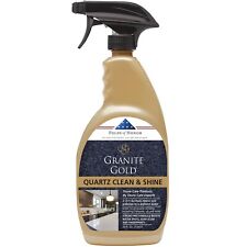 Clean and Shine Spray for Quartz Worktop Surface Granite Gold Quartz Brite 710ml