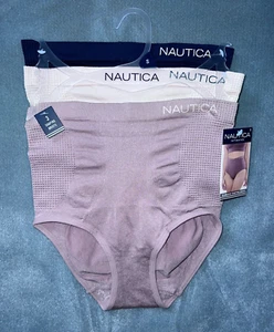 NAUTICA 3 pairs Style NT7703 Seamless Shaping Briefs Panties Great Fit Small S - Picture 1 of 4