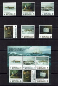 Ross Dependency: 2017, Historic Huts, MNH set + M/Sheet - Picture 1 of 1