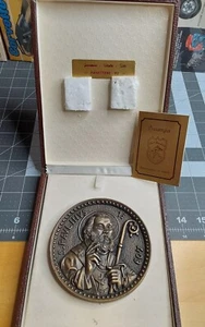 1992 St Paulinus Medal A Pierno Bronze Giglo Del Panettiere - Picture 1 of 8