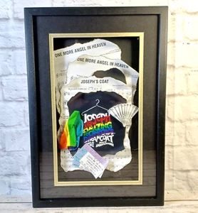 JOSEPH & THE AMAZING TECHNICOLOR DREAMCOAT Framed Shadow Box Art RARE - Picture 1 of 8
