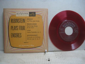 Debussy / Mendelssohn etc, Rubinstein, piano *RCA Victor WEPR 41 45 rpm mono - Imagen 1 de 1