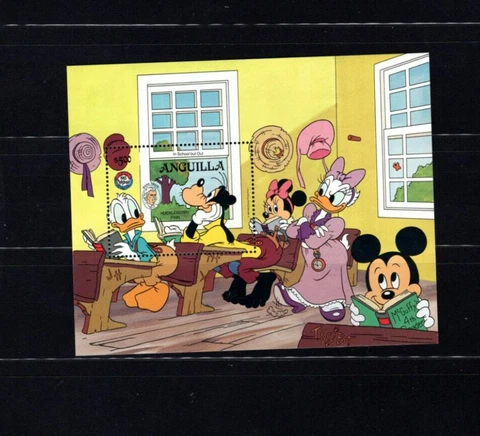Anguilla Disney 656 Mark Twain VF MNH S/S A2LP Cover