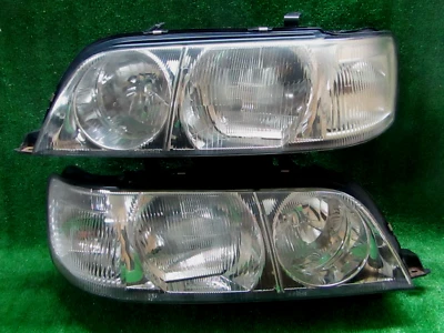 1997 2001 JDM CIMA Y33 INFINITY Q45 SILVER CHROME XENON HID HEADLIGHT SET OEM - Image 1 of 4