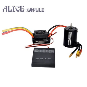 Impermeabile 3650 3900KV motore brushless 60A ESC set combinato per 1:10 RC auto camion - Foto 1 di 15
