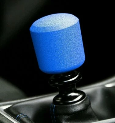 SSCO BK 220 GRAMS WRINKLE BLUE 5 6 SPEED SHIFT KNOB WEIGHTED BLOCK - Image 1 of 3
