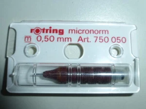 Original Zeichenkegel rOtring micronorm 0,50 mm NEU/OVP - Bild 1 von 1