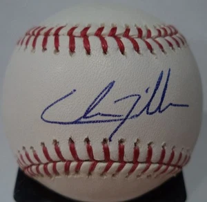 CHRIS TILLMAN BALTIMORE ORIOLES SIGNED AUTOGRAPH MAJOR LEAGUE BASEBALL W/COA - Picture 1 of 2