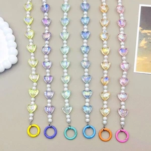 Hanging Decoration Love Heart Phone Strap Wallet Necklace Chain Wallet - Photo 1 sur 14