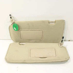2001–2007 Mazda Tribute Ford Escape Tan Sun Visor Pair w/ Lights OEM - Picture 1 of 13