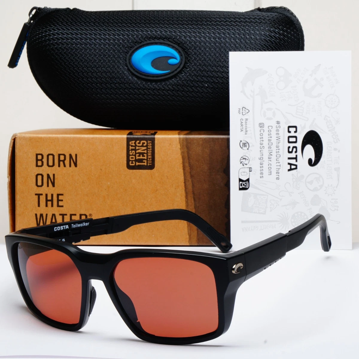 Costa Del Mar Tech Costamerica Sunglasses - Unisex Polarized For Outdoor & Water