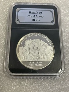 American History Silberbarren - Battle Of The Alamo - 1 Feinunze 0,999 Feinsilber - Bild 1 von 6