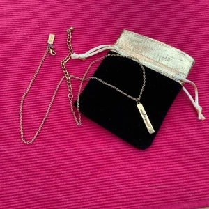 KATE SPADE Gold MAKE WAVES Pendant Chain Necklace 14k GP (45cm) Layering Beach - Picture 1 of 6