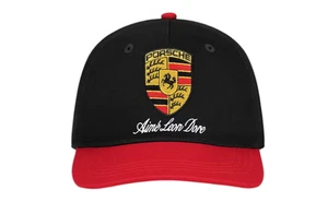 Aime Leon Dore x Porsche Colorblock Logo Mütze Schwarz ✅ - Bild 1 von 3