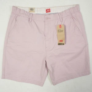 Pantalones Cortos Levi's XX Chino EZ Para Hombre Talla L Rosa Claro Elastizados Frente Plano Nuevos con Etiquetas - Imagen 1 de 8